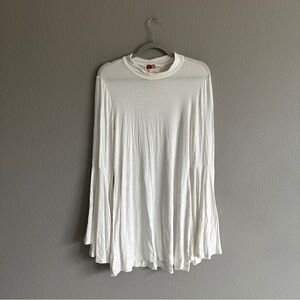 Free People Beach White Lightweight Mini Dress Coverup Large